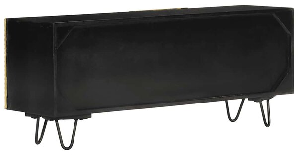 Tömör mangófa TV-szekrény 110 x 30 x 45 cm