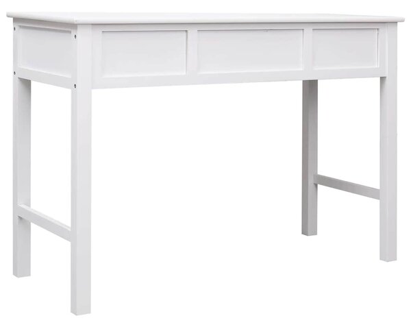 Fehér fa íróasztal 110 x 45 x 76 cm