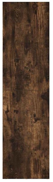 Füstös tölgy színű szerelt fa könyv-/TV-szekrény 36x30x114 cm