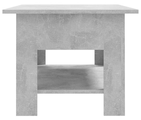Betonszürke szerelt fa dohányzóasztal 102 x 55 x 42 cm