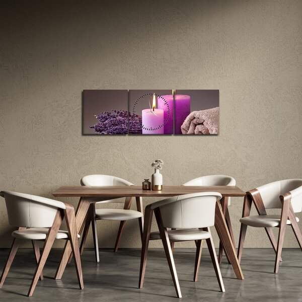 Kép spa dolgokról (órával) (90x30 cm)