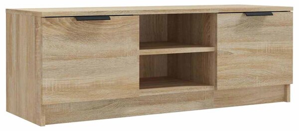 Sonoma tölgy színű szerelt fa TV-szekrény 102 x 35 x 36,5 cm