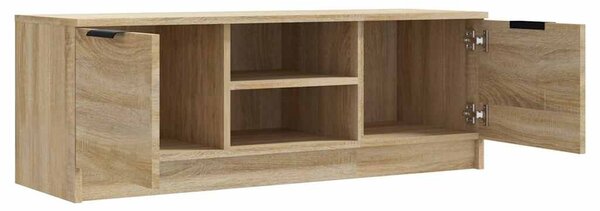 Sonoma tölgy színű szerelt fa TV-szekrény 102 x 35 x 36,5 cm