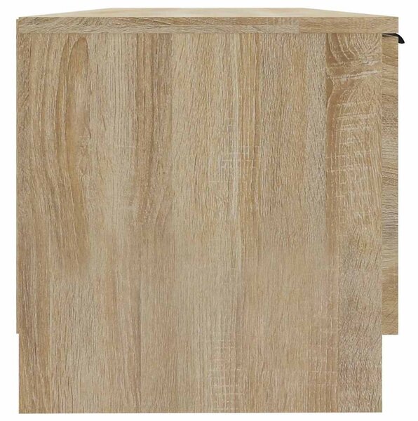 Sonoma tölgy színű szerelt fa TV-szekrény 102 x 35 x 36,5 cm