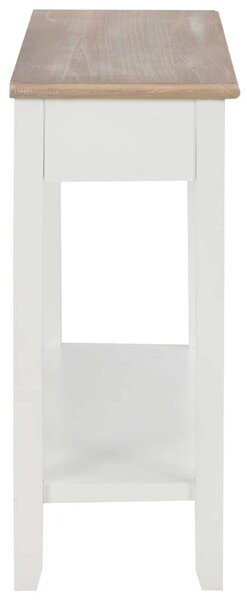 Fehér fa tálalóasztal 110 x 35 x 80 cm