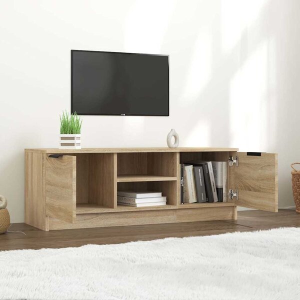 Sonoma tölgy színű szerelt fa TV-szekrény 102 x 35 x 36,5 cm
