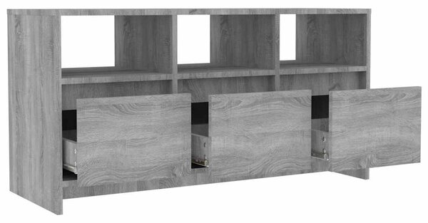 Szürke sonoma szerelt fa TV-szekrény 102x37,5x52,5 cm