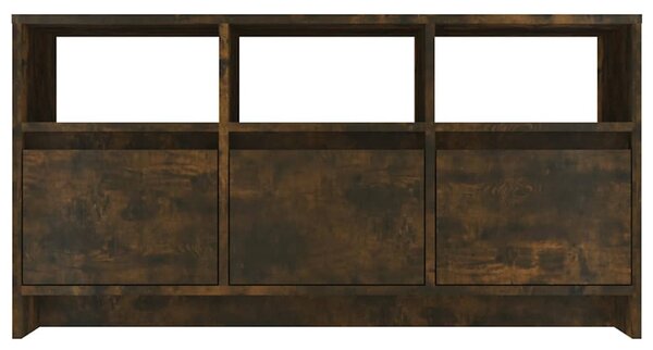 Füstös tölgy színű szerelt fa TV-szekrény 102x37,5x52,5 cm