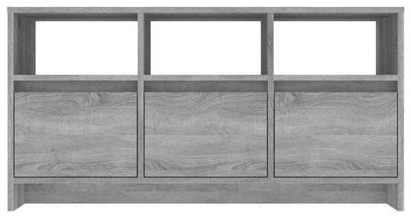 Szürke sonoma szerelt fa TV-szekrény 102x37,5x52,5 cm