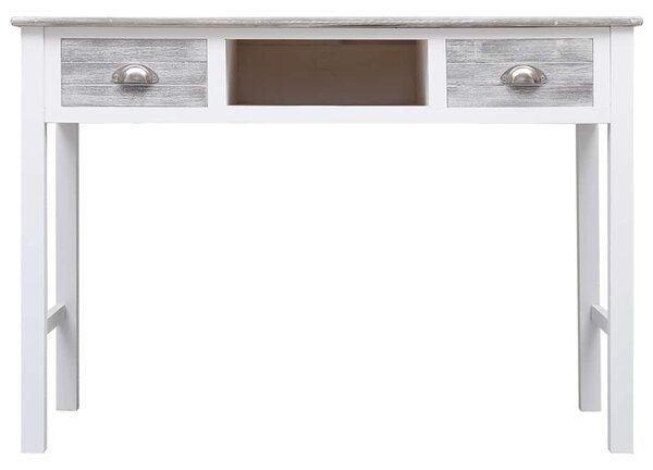 Szürke fa íróasztal 110 x 45 x 76 cm
