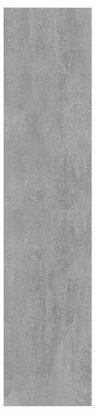 Szürke sonoma színű fa könyvszekrény/térelválasztó 60x30x135 cm
