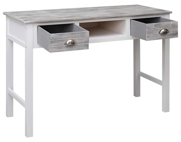 Szürke fa íróasztal 110 x 45 x 76 cm