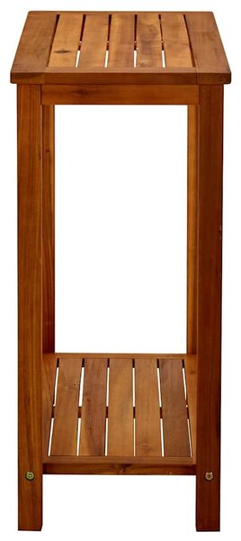 Tömör akácfa kerti tálalóasztal 80 x 35 x 75 cm