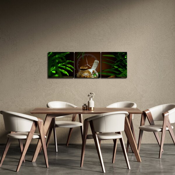 Kép spa dolgokról (órával) (90x30 cm)