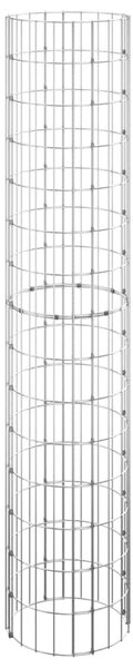 3 db kör alakú horganyzott acél gabion magaságyás Ø30 x 150 cm