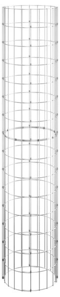 3 db kör alakú horganyzott acél gabion magaságyás Ø30 x 150 cm