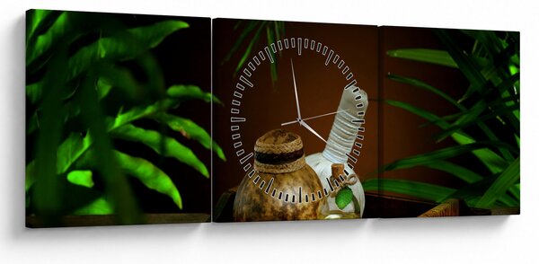 Kép spa dolgokról (órával) (90x30 cm)