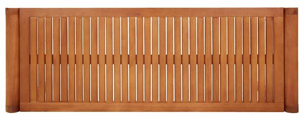 Kétszemélyes tömör eukaliptuszfa kerti pad 120 cm