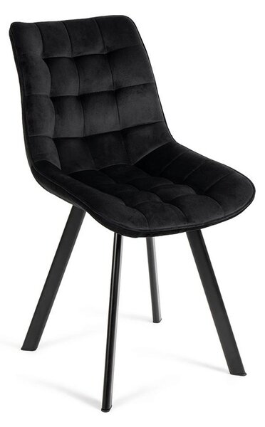 AVENBERG NOLA Étkezőszék szett - 4 db, fekete