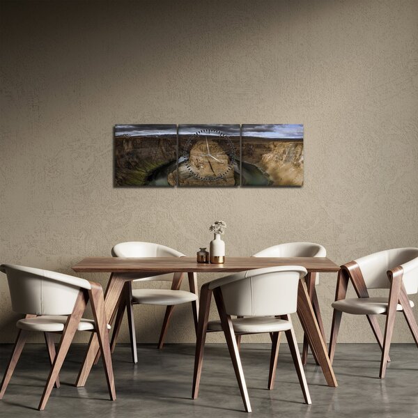 Kanyon képe (órával) (90x30 cm)