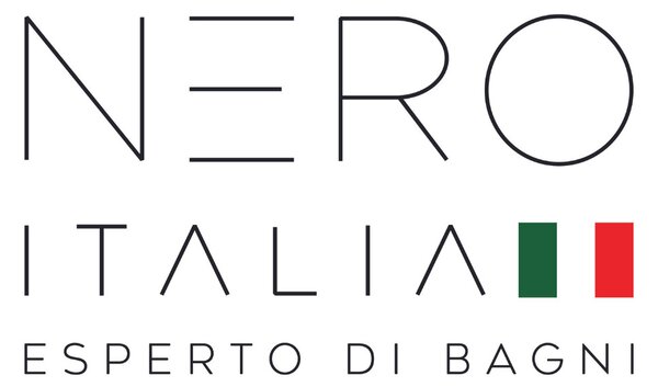 Törölközőszárító radiátor 75 x 150 cm - Nero Italia (fekete)