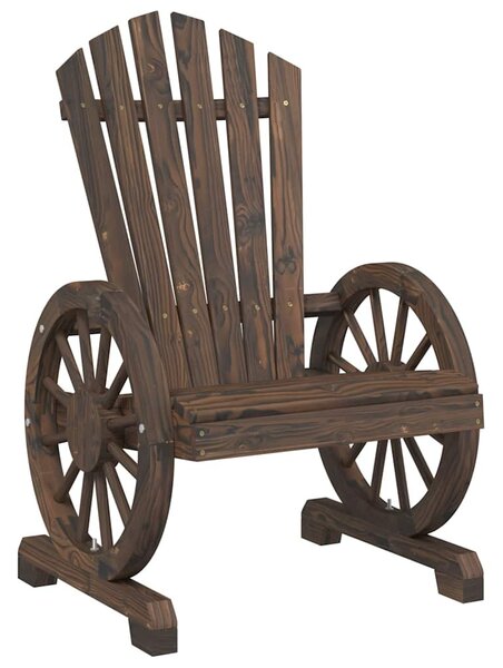 Tömör fenyőfa kerti Adirondack szék