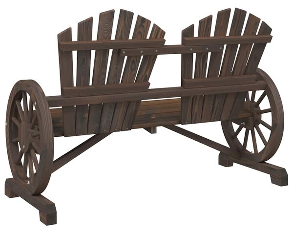 2 személyes tömör fenyőfa kerti Adirondack szék