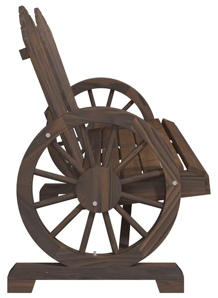 2 személyes tömör fenyőfa kerti Adirondack szék