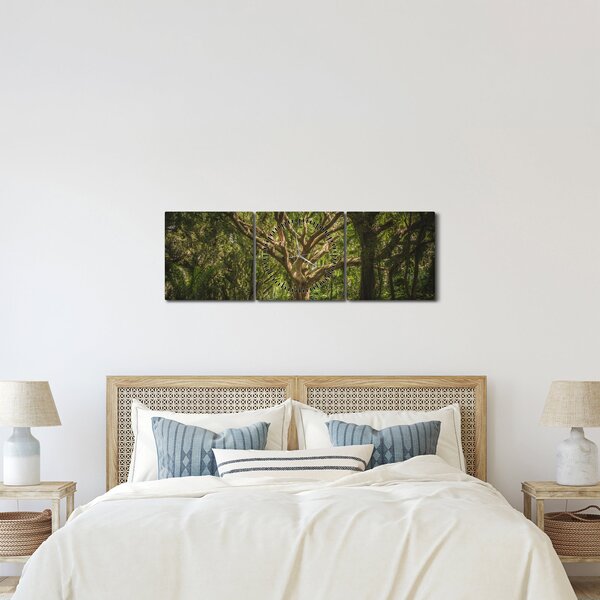 Fa képe (órával) (90x30 cm)