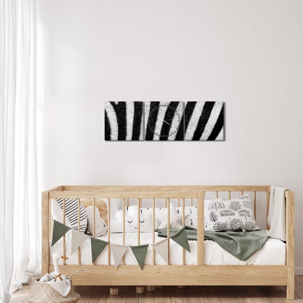 Kép egy zebra bőrről (órával) (90x30 cm)