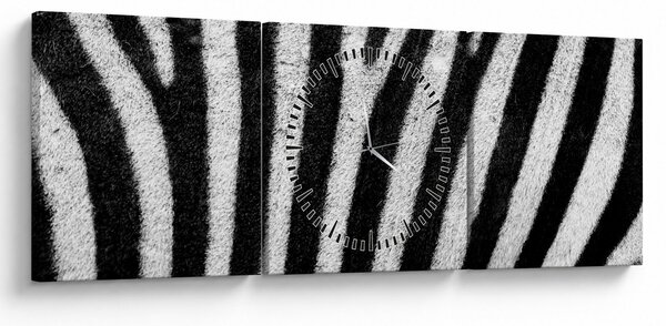 Kép egy zebra bőrről (órával) (90x30 cm)