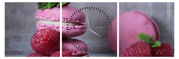 A macaroons képe (órával) (90x30 cm)