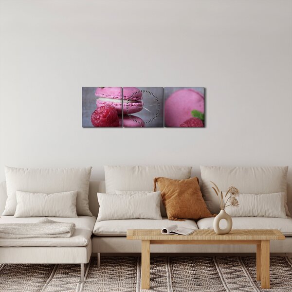 A macaroons képe (órával) (90x30 cm)
