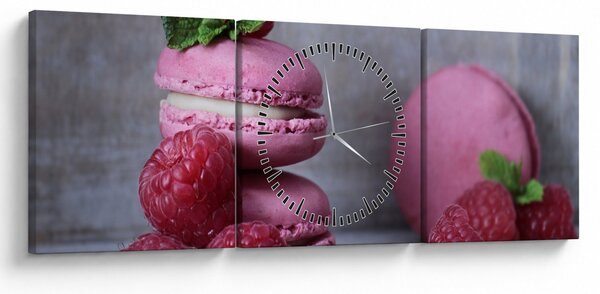 A macaroons képe (órával) (90x30 cm)