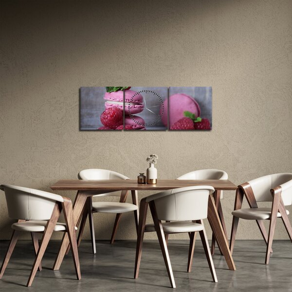 A macaroons képe (órával) (90x30 cm)