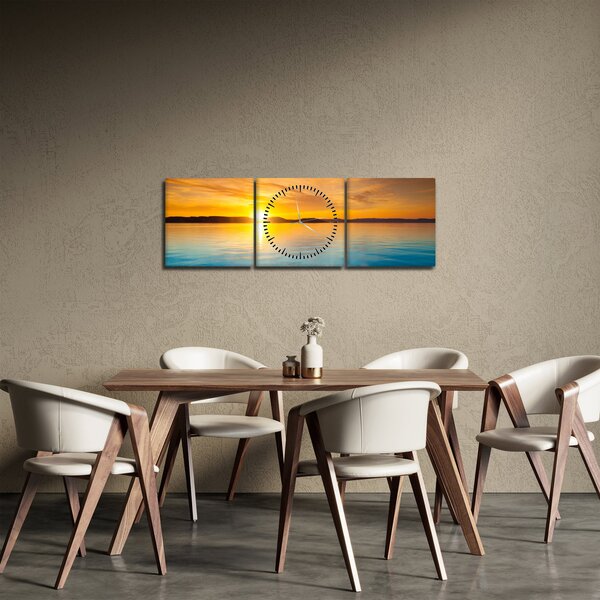 Napkelte képe (órával) (90x30 cm)
