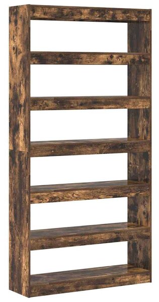 Könyvespolc 6 szintes 100 x 30 x 198 cm Szerelt Fa