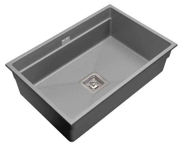 Gamma Decor 7050, 1 rekeszes gránit mosogató 700x470x220 mm, szürke, GMA-ZLE000103