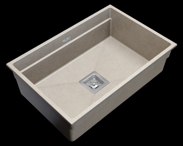 Gamma Decor 7050, 1 rekeszes gránit mosogató 700x470x220 mm, bézs, GMA-ZLE000104