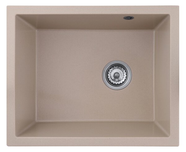 Gamma Decor 5040, 1 rekeszes gránit mosogató 560x460x180 mm, bézs, GMA-ZLE000083