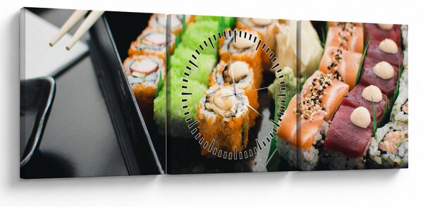 Kép - Sushi (órával) (90x30 cm)