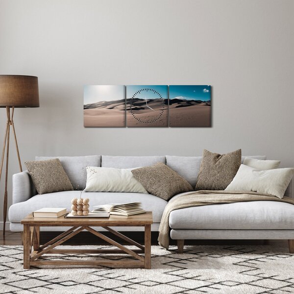 Kép - A sivatagból (órával) (90x30 cm)