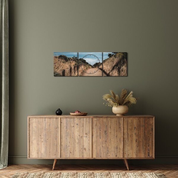 Kép - A járdán (órával) (90x30 cm)