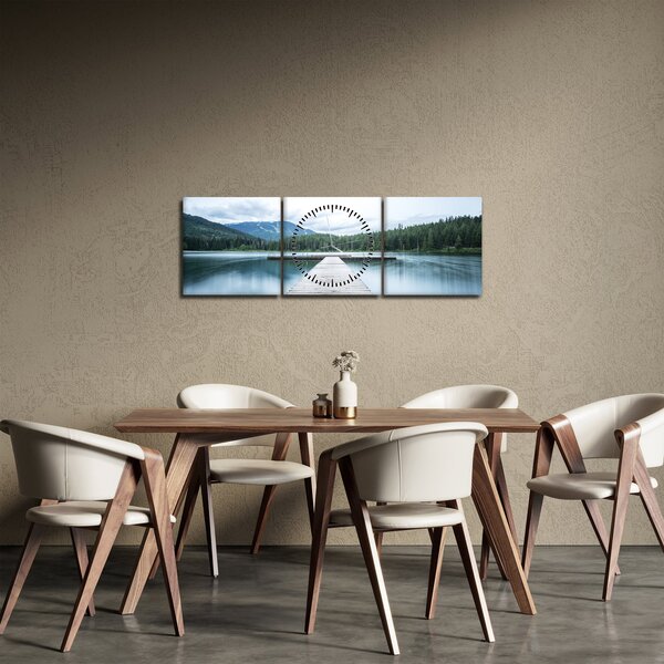Kép - Kilátás a mólóról (órával) (90x30 cm)