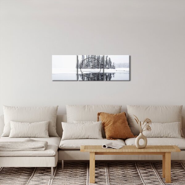 Kép - Fehér volt (órával) (90x30 cm)