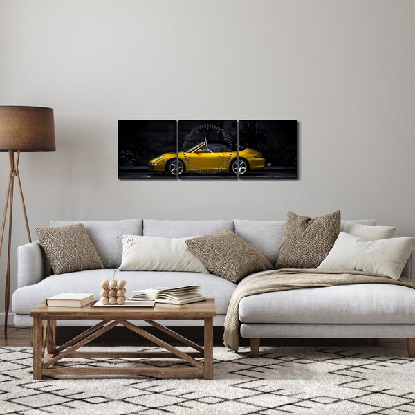 Kép - Sportkocsi (órával) (90x30 cm)