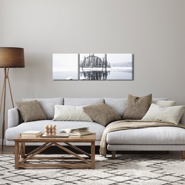 Kép - Fehér volt (órával) (90x30 cm)