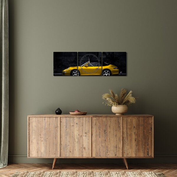 Kép - Sportkocsi (órával) (90x30 cm)