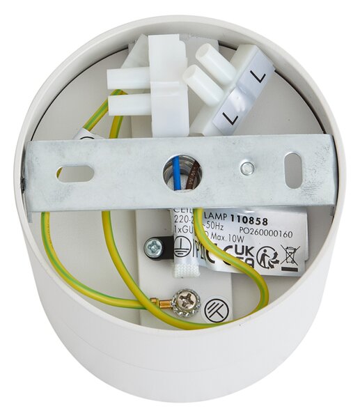 Modern felületre szerelhető spotlámpa fehér GU10 50mm dönthető - Echo