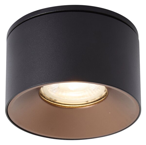 Modern süllyesztett spotlámpa fekete GU10 50mm - Echo